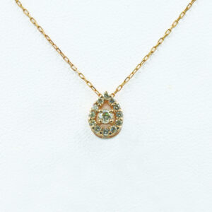 Pear Motif Diamond Necklace