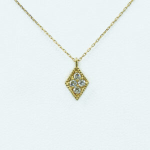 Rhombus Diamond Necklace